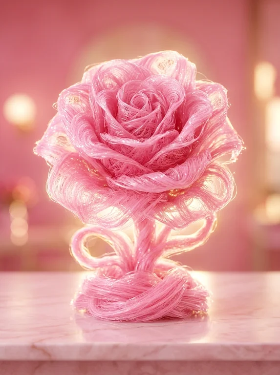 Spun Pink Floss